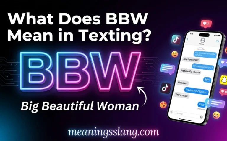 BBW Meaning in Text