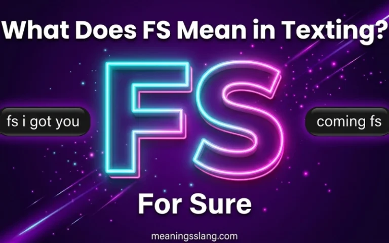 FS Meaning in Text