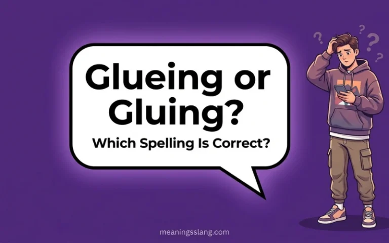 Glueing or Gluing