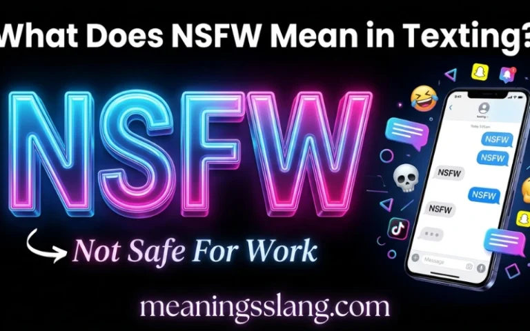 NSFW Meaning in Text