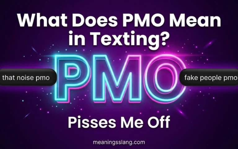 PMO Meaning in Text
