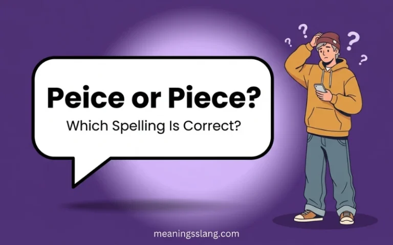 Peice or Piece