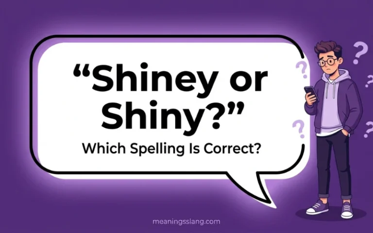 Shiney or Shiny