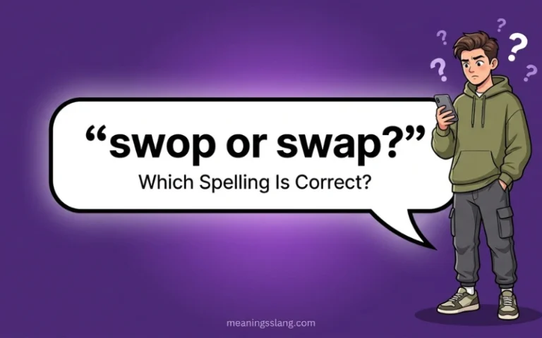 Swop or Swap