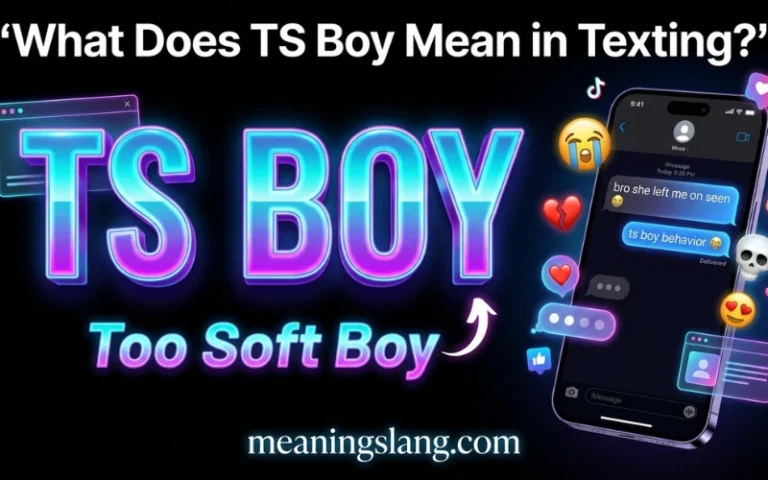 TS Boy Meaning in Text