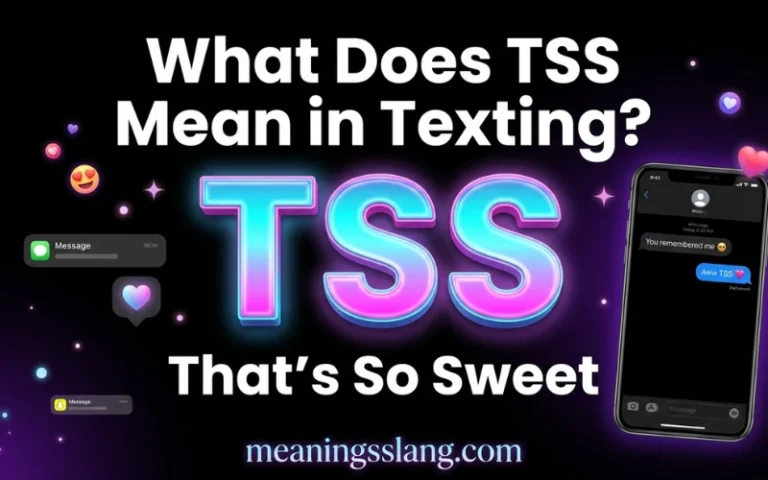 TSS Meaning in Text