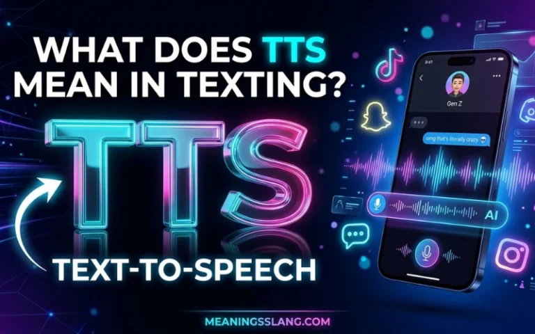 TTS Meaning in Text