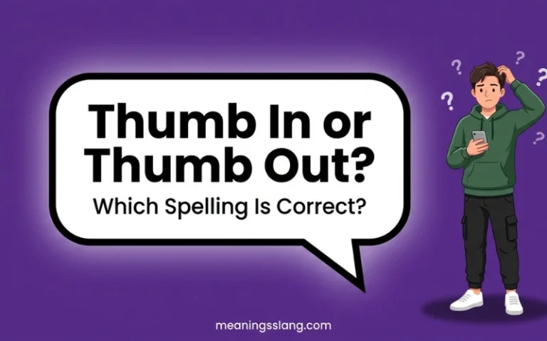 Thumb In or Thumb Out