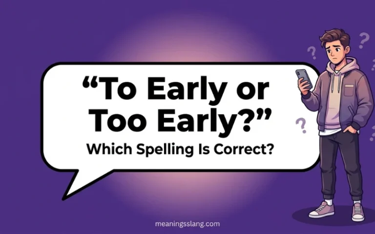 To Early or Too Early