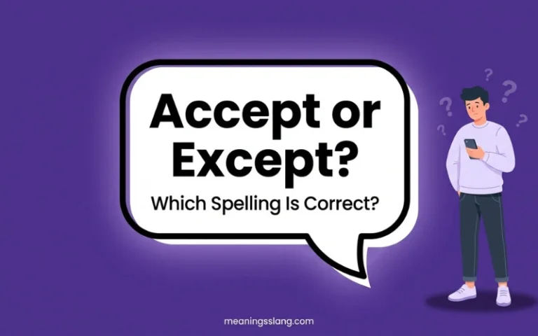 Accept or Except