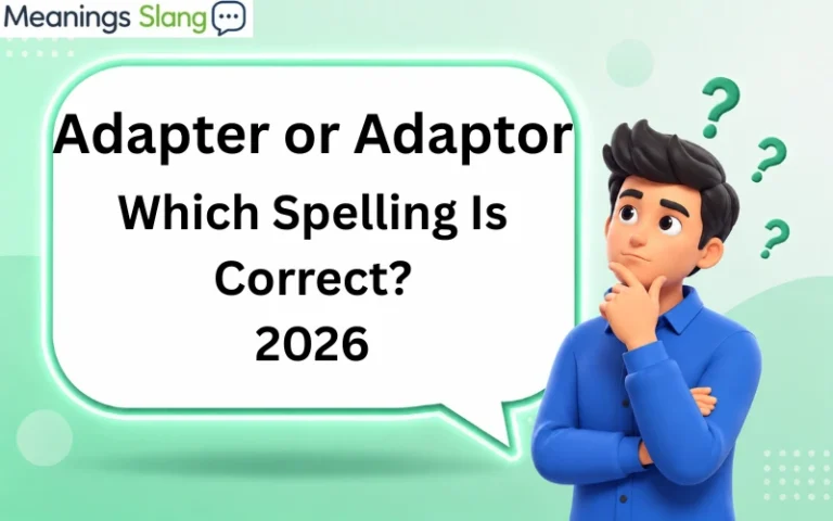Adapter or Adaptor