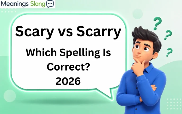 Scary vs Scarry